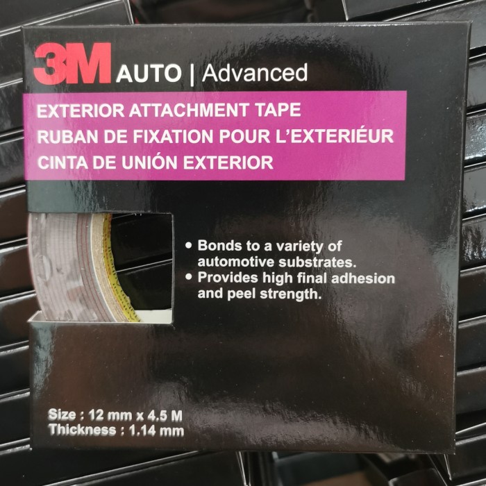 

Murah Double Tape 3M Otomotif - Perekat Super Kuat Dan Lengket 12Mm X 4,5Mtr Bergaransi