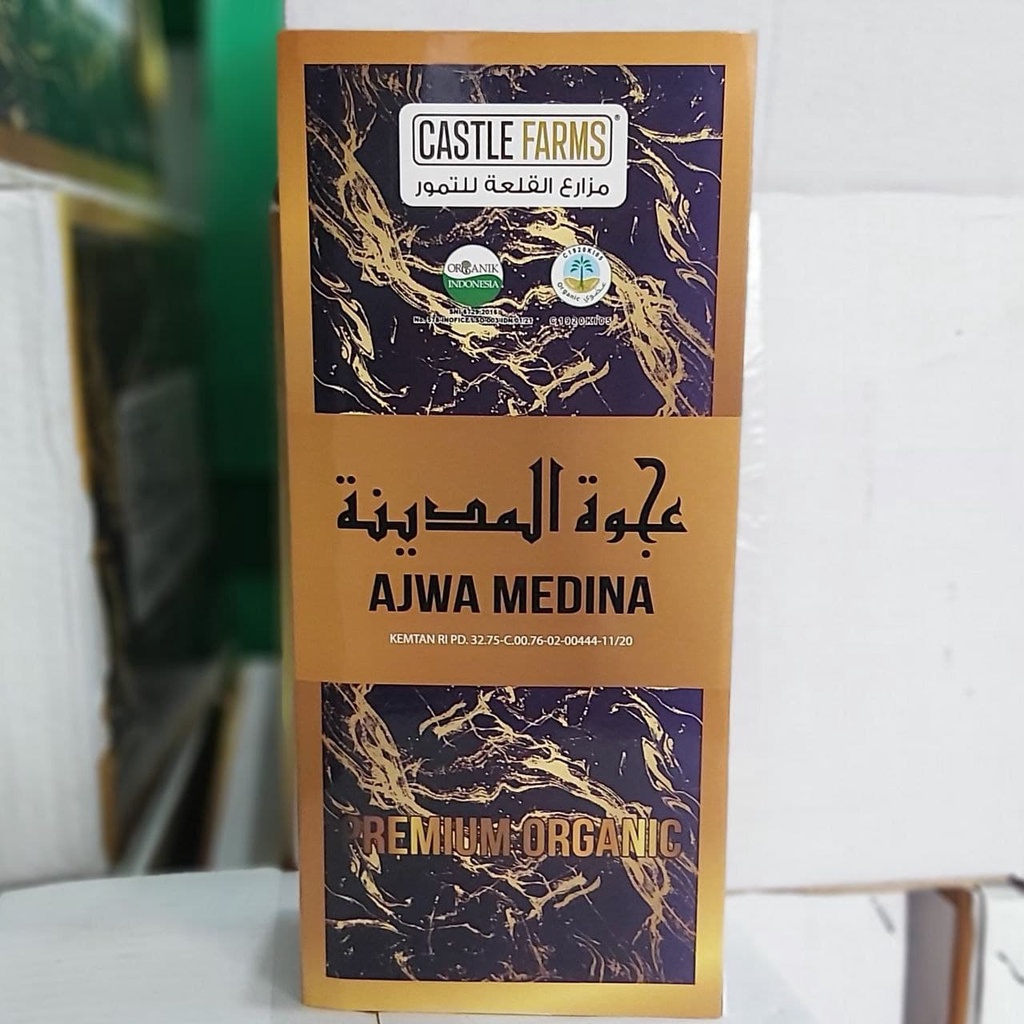 

Kurma ajwa medina castle farms 500gr premium