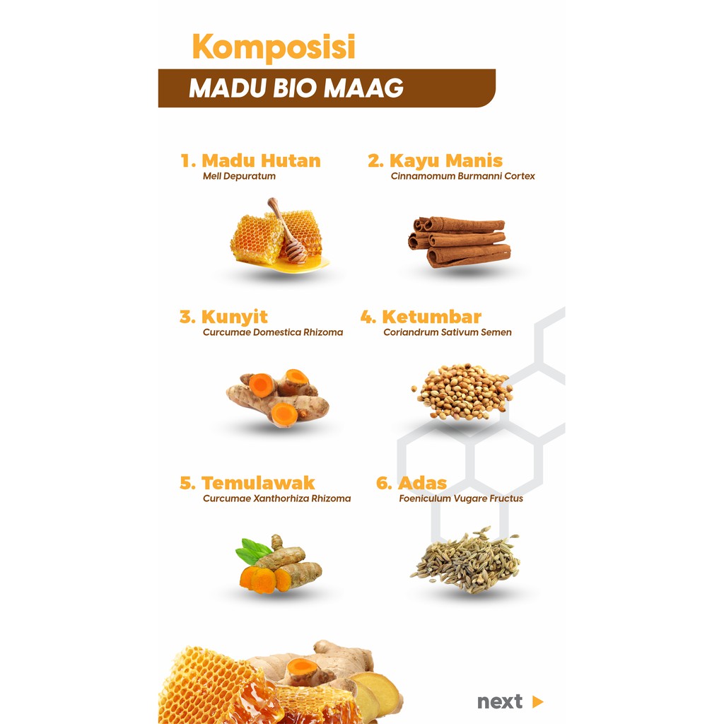 ORIGINAL Madu Biomag Herbal Spesialis Asam Lambung, GERD Dan Maag Kronis Ampuh| Biomaag