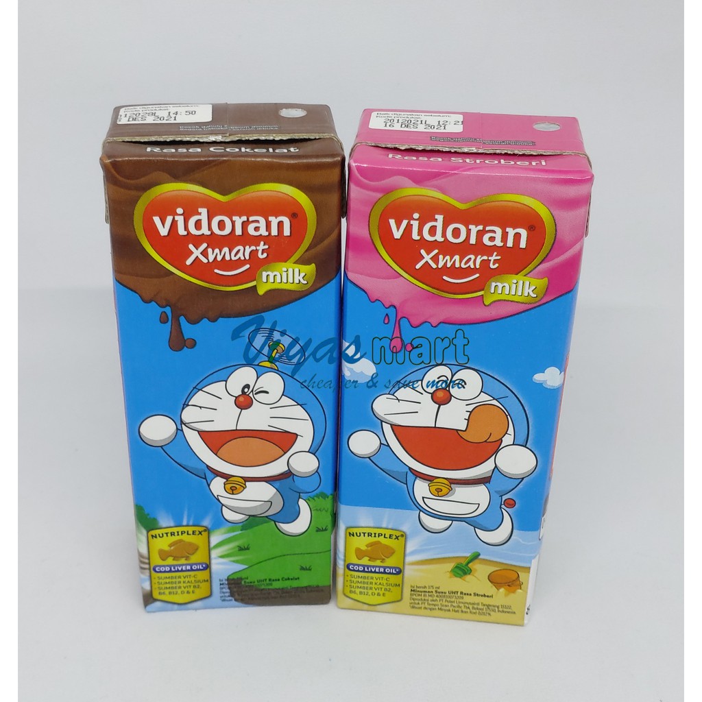 

Vidoran Xmart / Smart Susu Cair UHT / Susu Kotak 175ml