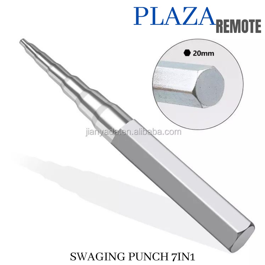 Alat Pelubang pengembang Pipa Tembaga Lunak 6 In 1 swaging punch