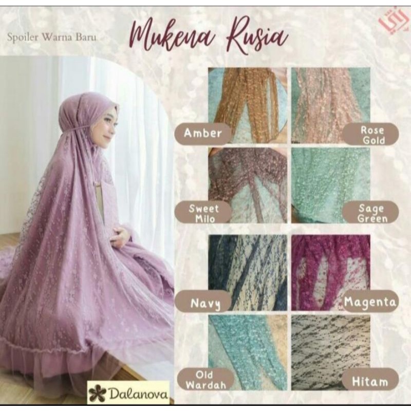 MUKENA RUSIA DALANOVA ORIGINAL