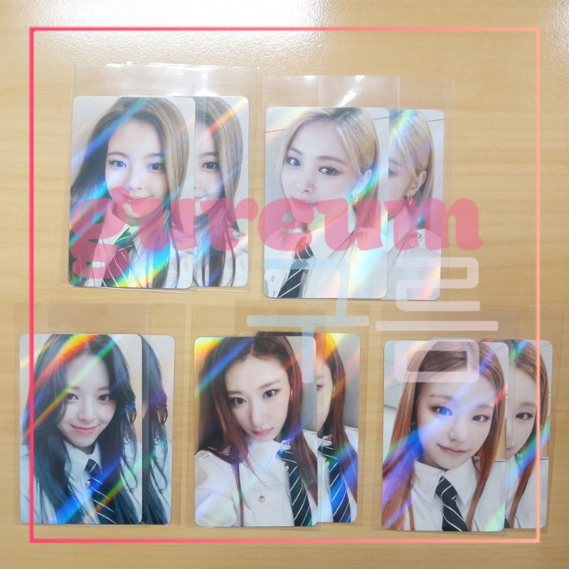 [READY] ITZY GUESS WHO BENEFIT WITHDRAMA HOLOGRAM PHOTOCARD CHAERYEONG YEJI LIA RYUJIN YUNA