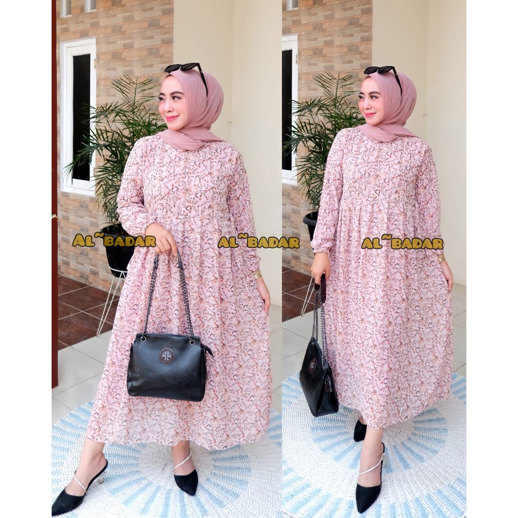 [ BISA COD ] MIDIDRESS CERUTY BABYDOLL MOTIF FRIEANDLY BUSUI MIX TALI SAMPING,MIDIDRESS FRIEANDLY BUSUI MODEL TERBARU,MIDIDRESS TERLARIS MIX TALI SAMPING