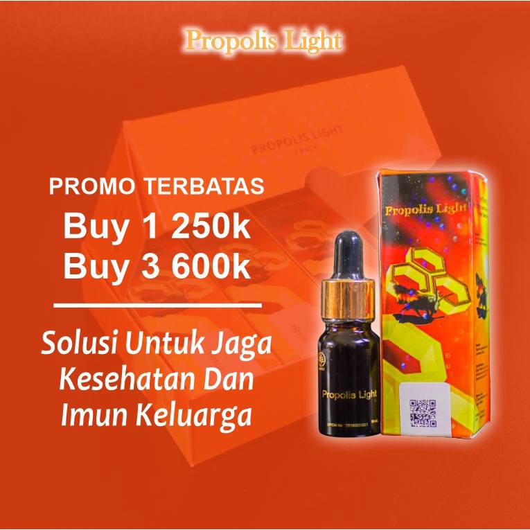 Promo!! Asli Baru G-Nutri Kemasan Baru Propolis Light 10ml Perbotol 100% Asli Original