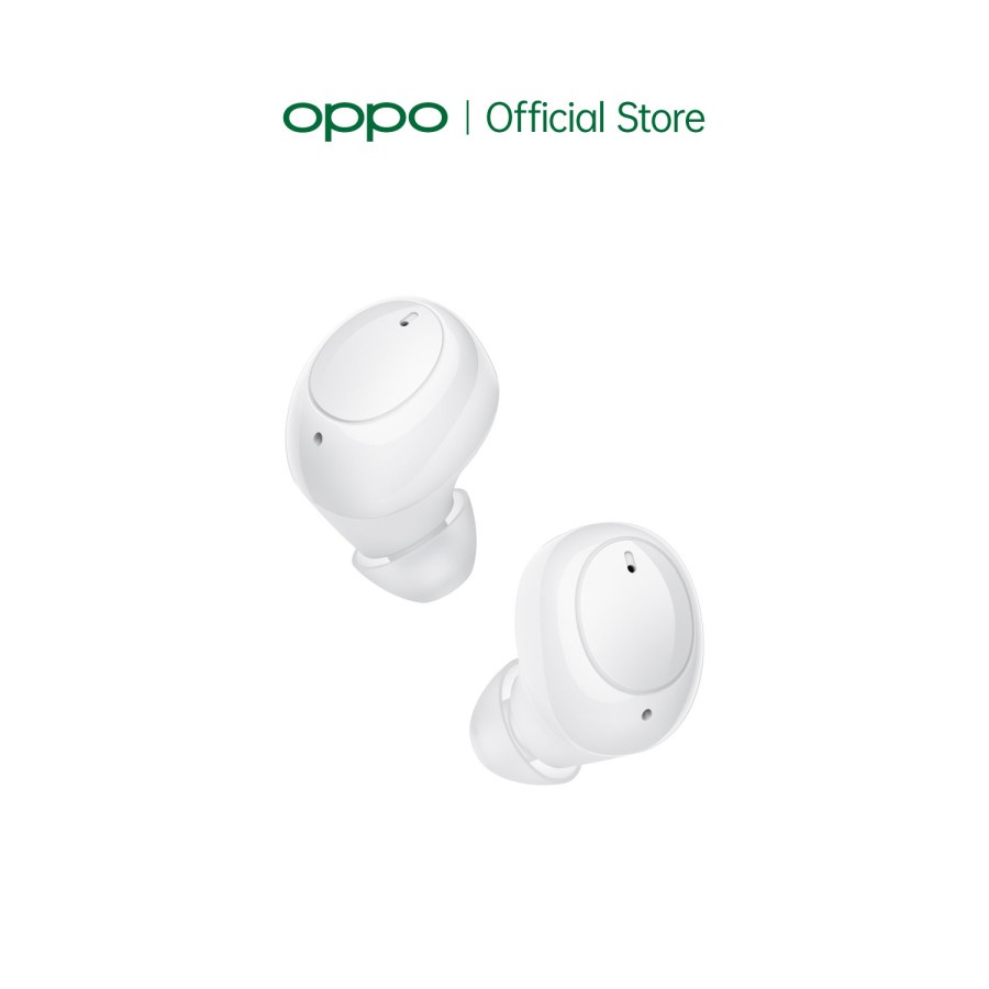 OPPO EARBUDS EARPHONE ENCO BUDS W12 ORIGINAL GARANSI RESMI OPPO INDONESIA