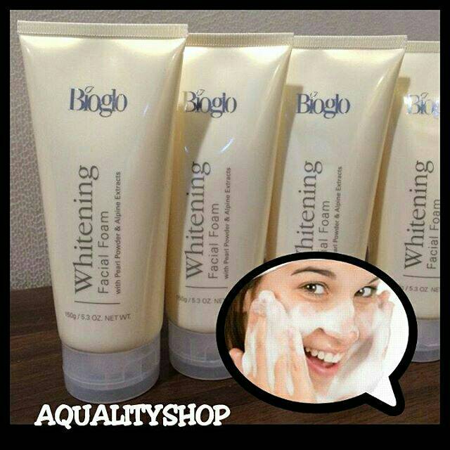 bioglo whitening facial foam
