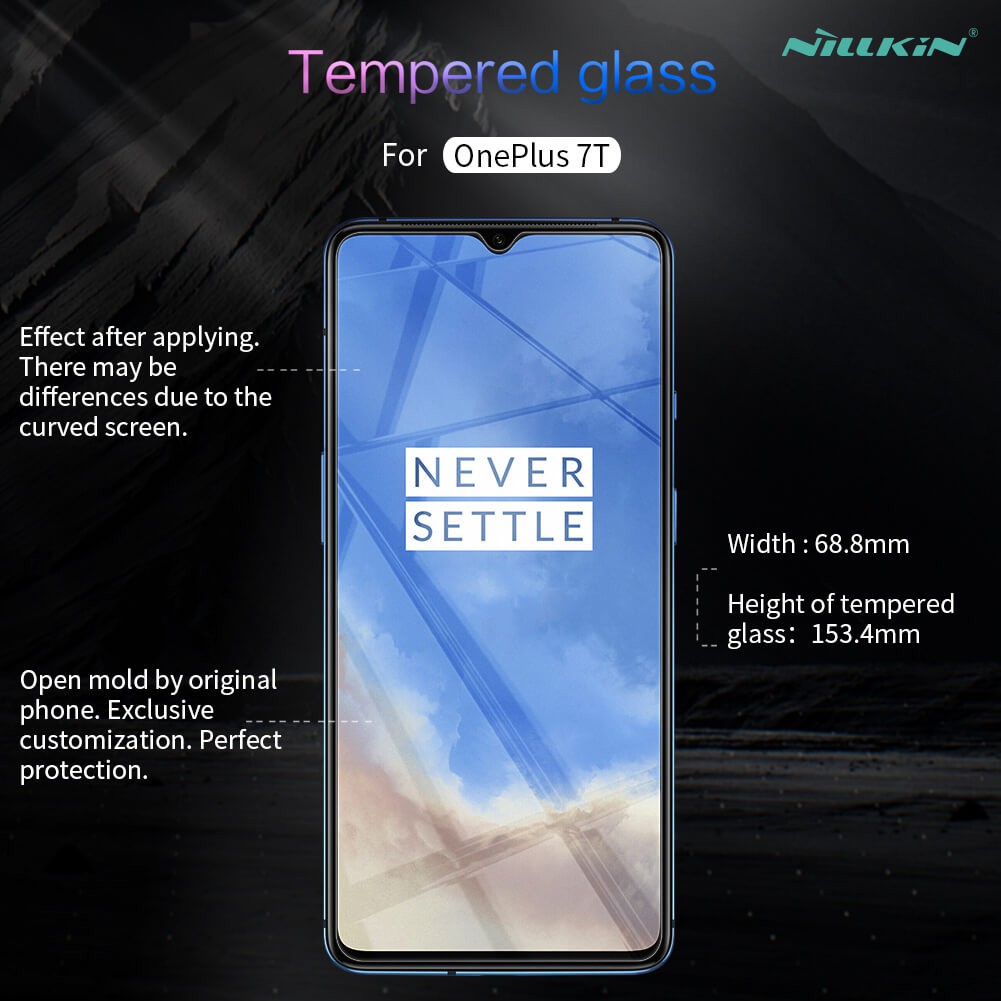 ONEPLUS 7T Tempered Glass NILLKIN Amazing H