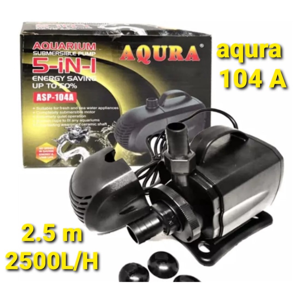 AQURA 104 A POWER HEAD POMPA KOLAM IKAN HIAS