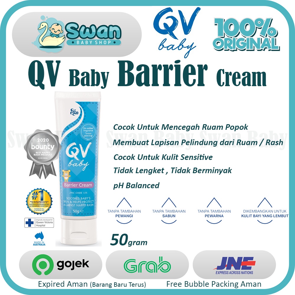 QV Baby Barrier Cream / Pelindung Ruam / Cream Ruam Popok