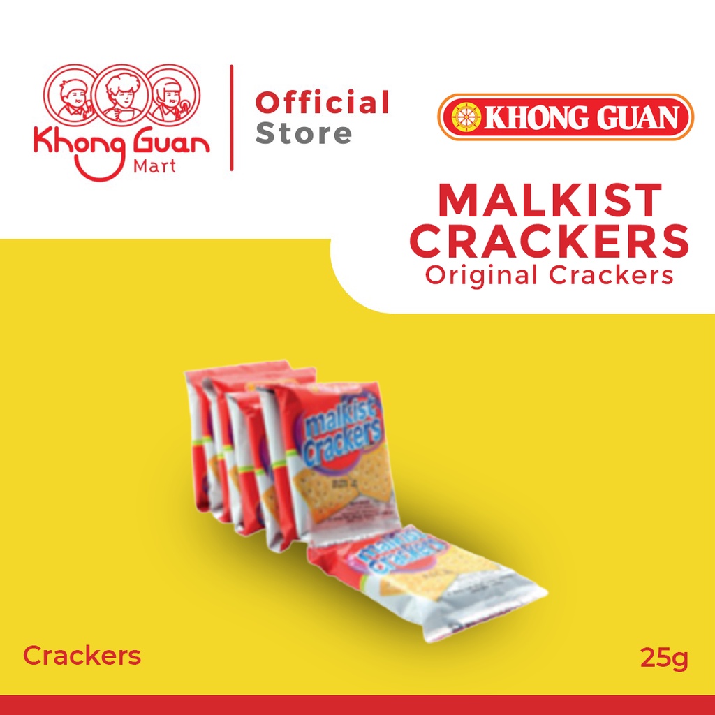 

KHONG GUAN Malkist Crackers Renceng 25Gr X 10