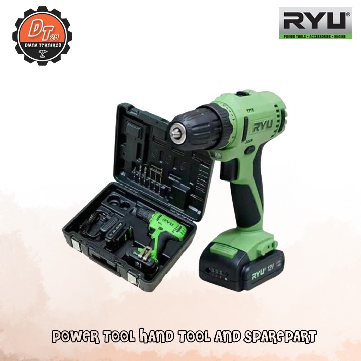 BOR CORDLES RYU 12VOLT RCD 12Volt Bor Cas Ryu Bor Batrai RYU 12volt