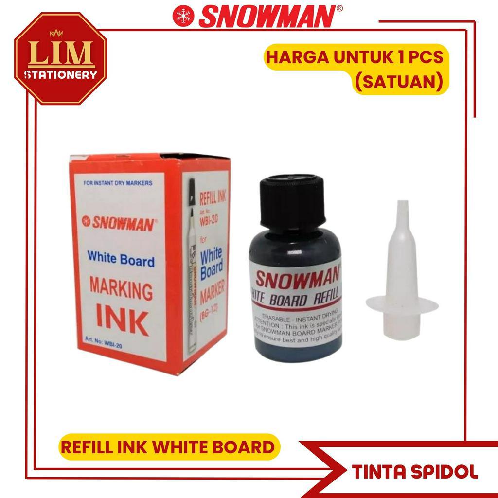 

ISI Refill Tinta Spidol Hitam Whiteboard Snowman (Pcs)