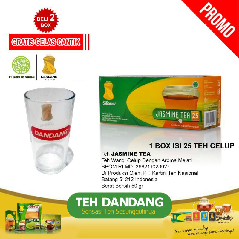 

Teh Dandang Jasmine Tea 25 Celup