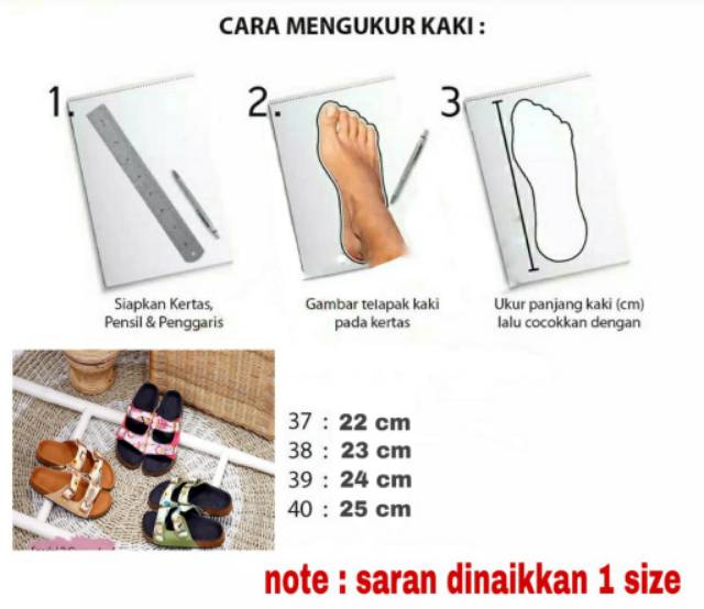 Sandal Etnik Malaga Combi Slip Sendal Teplek Ethnic Birken Murah Sdl 116-5