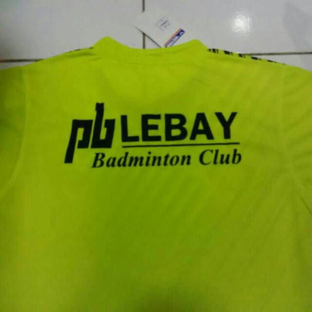 Biaya Sablon Custom Name Baju Bulutangkis 2 Baris / Pasang Nama 2 Baris Baju Olahraga Bulutangkis Badminton / Sport Collection Jakarta