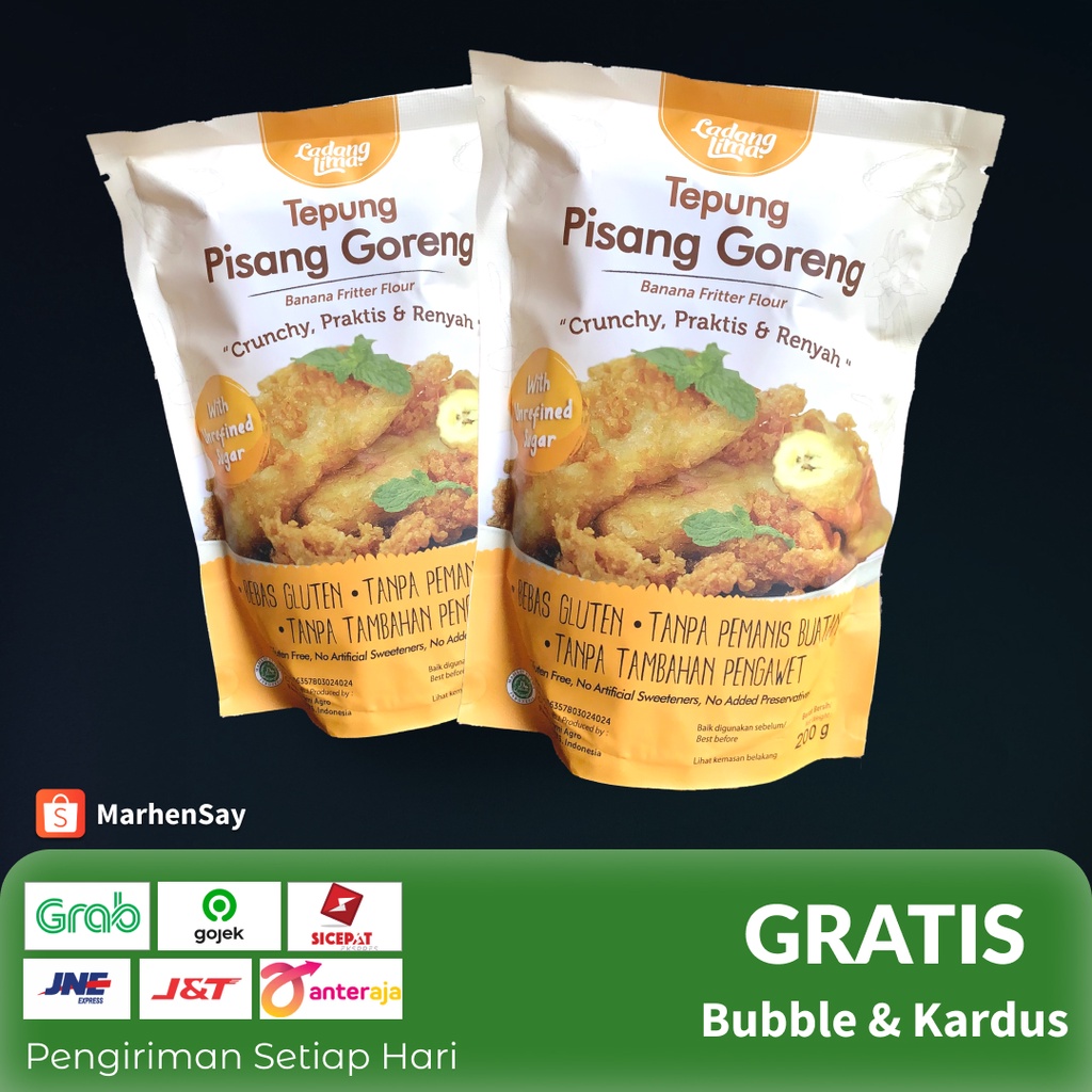 

tepung pisang goreng ladang lima gluten free