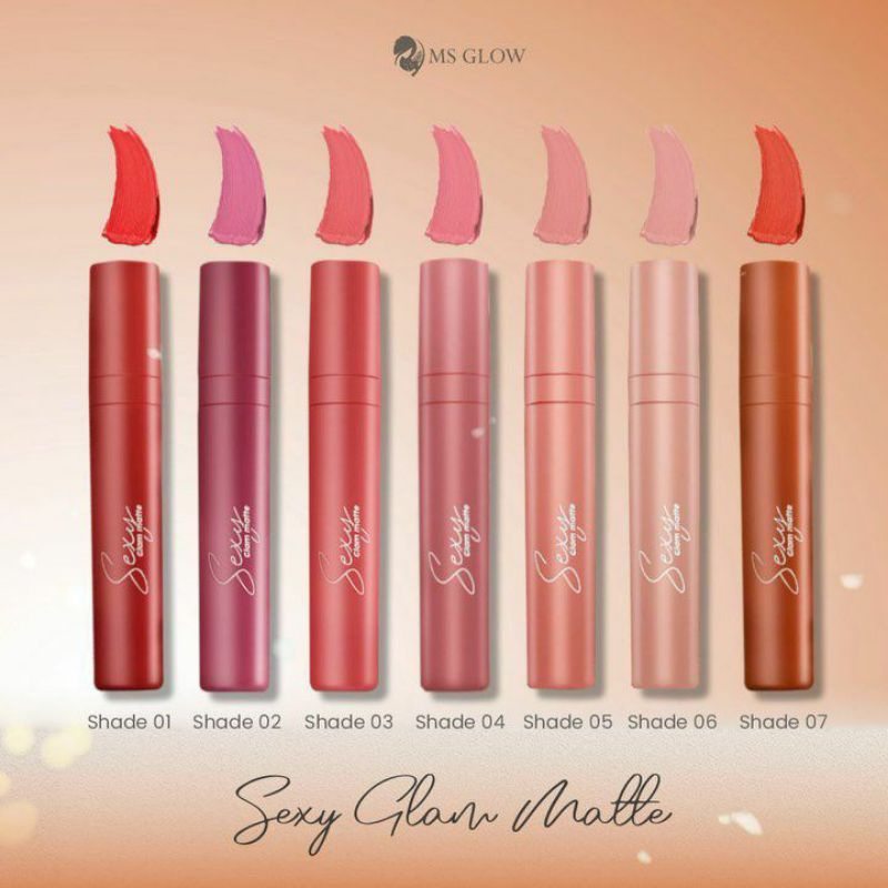 LIPSTIK SEXY GLAM MATTE MS GLOW