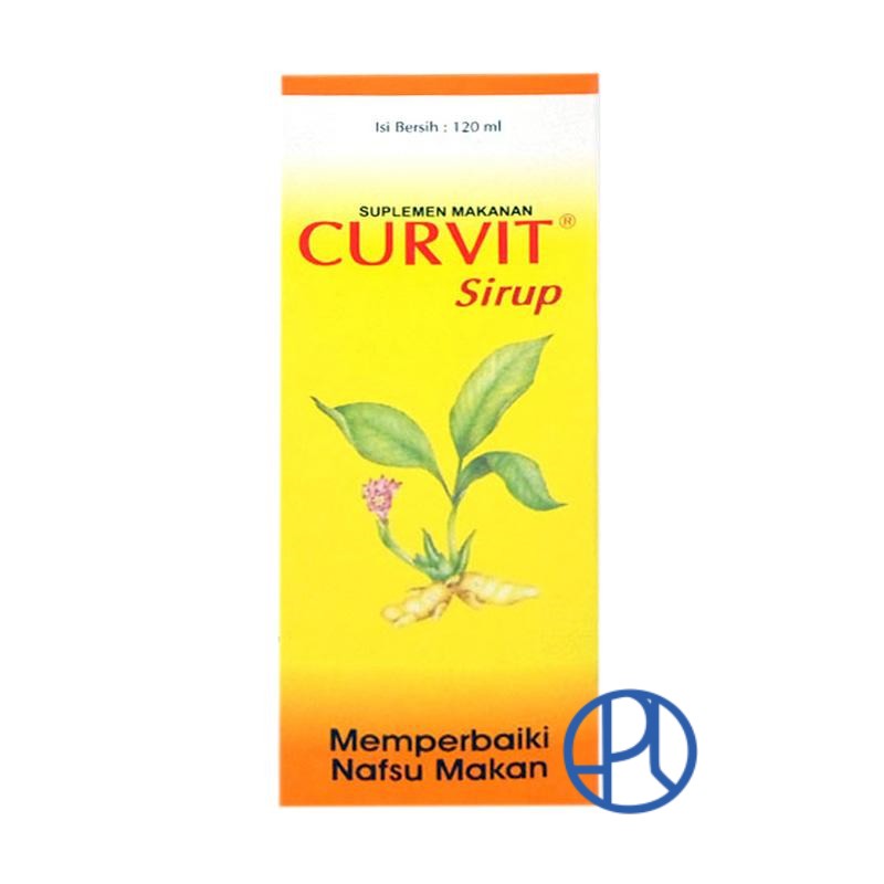 CURVIT SYRUP 120ML SUPLEMEN NAFSU MAKAN CURCUMA