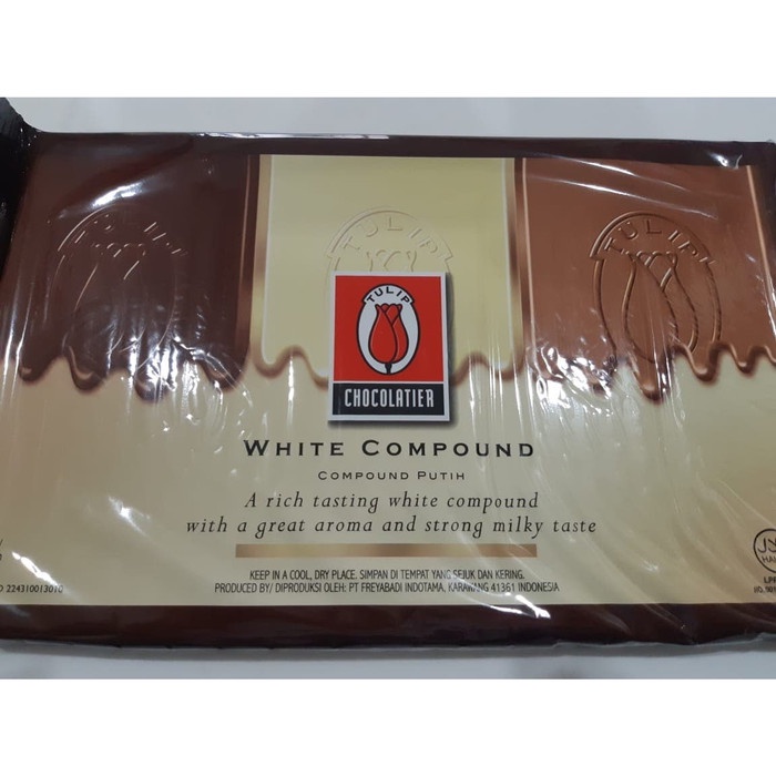 

Siap Kirim Coklat Tulip White Chocolate Compound 1 Kg