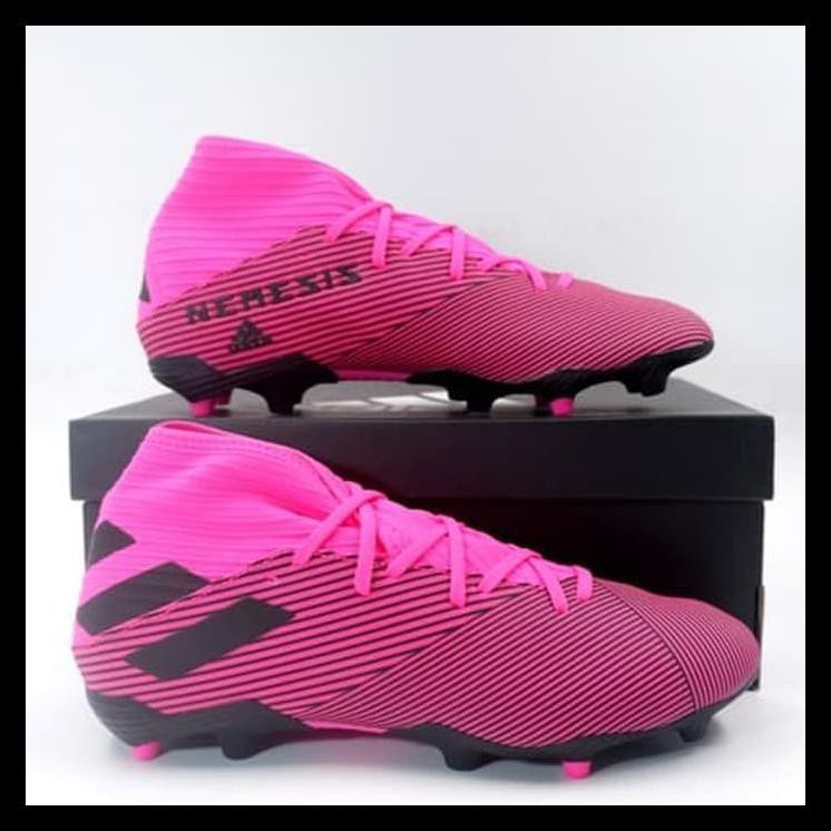 GRATIS  Sepatu Bola Adidas Nemeziz 19.3 FG Shopink Black F34388 Original BNIB