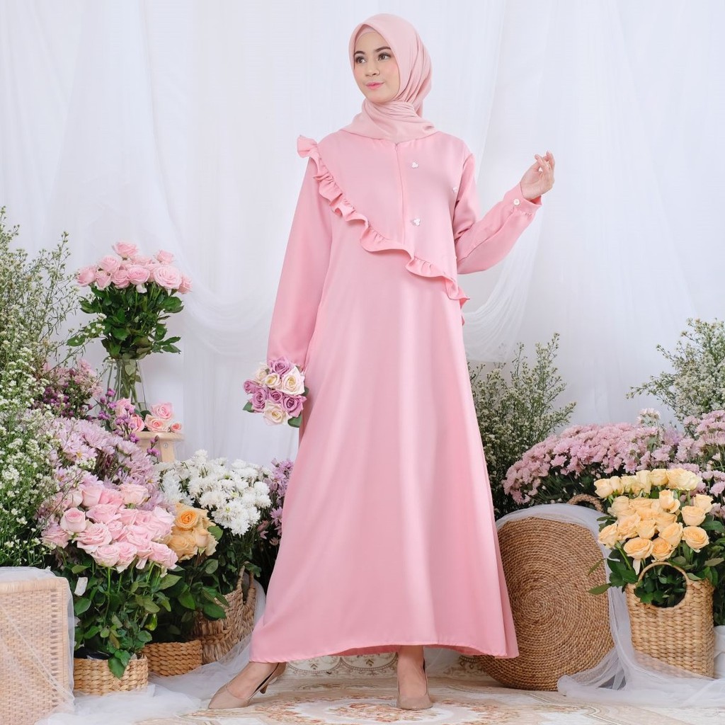 Grosir Baju Gamis Wanita Muslim Murah Mafaza Dress