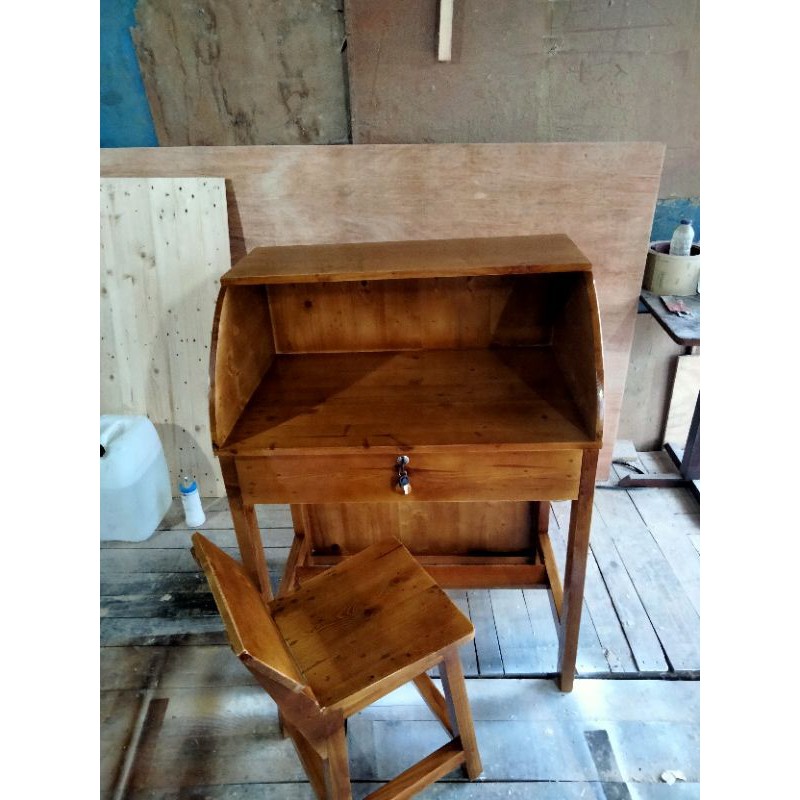 meja kasir mini meja belajar