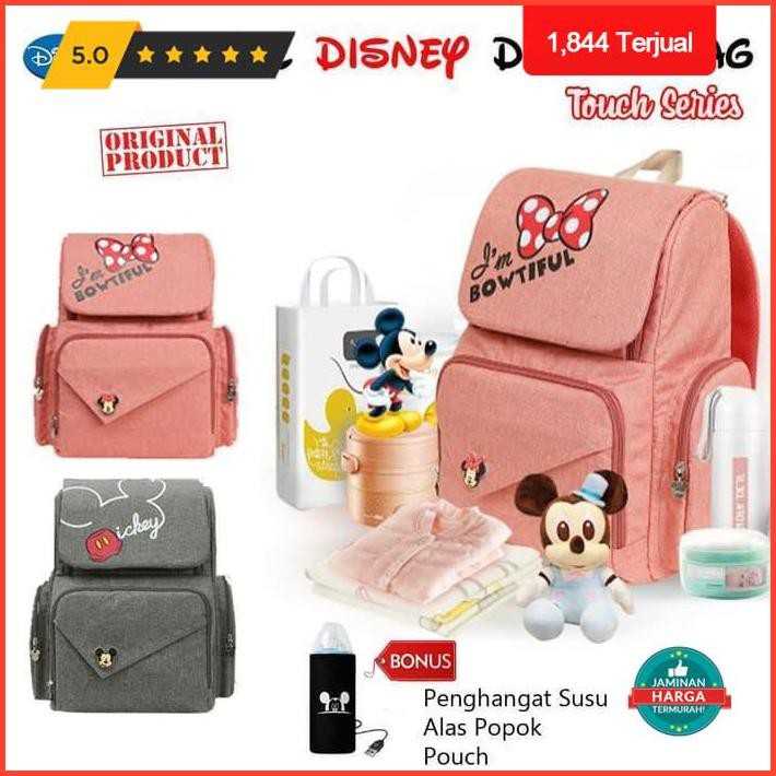Original Disney Diaper Bag Touch Tas Perlengkapan Bayi Exclusive