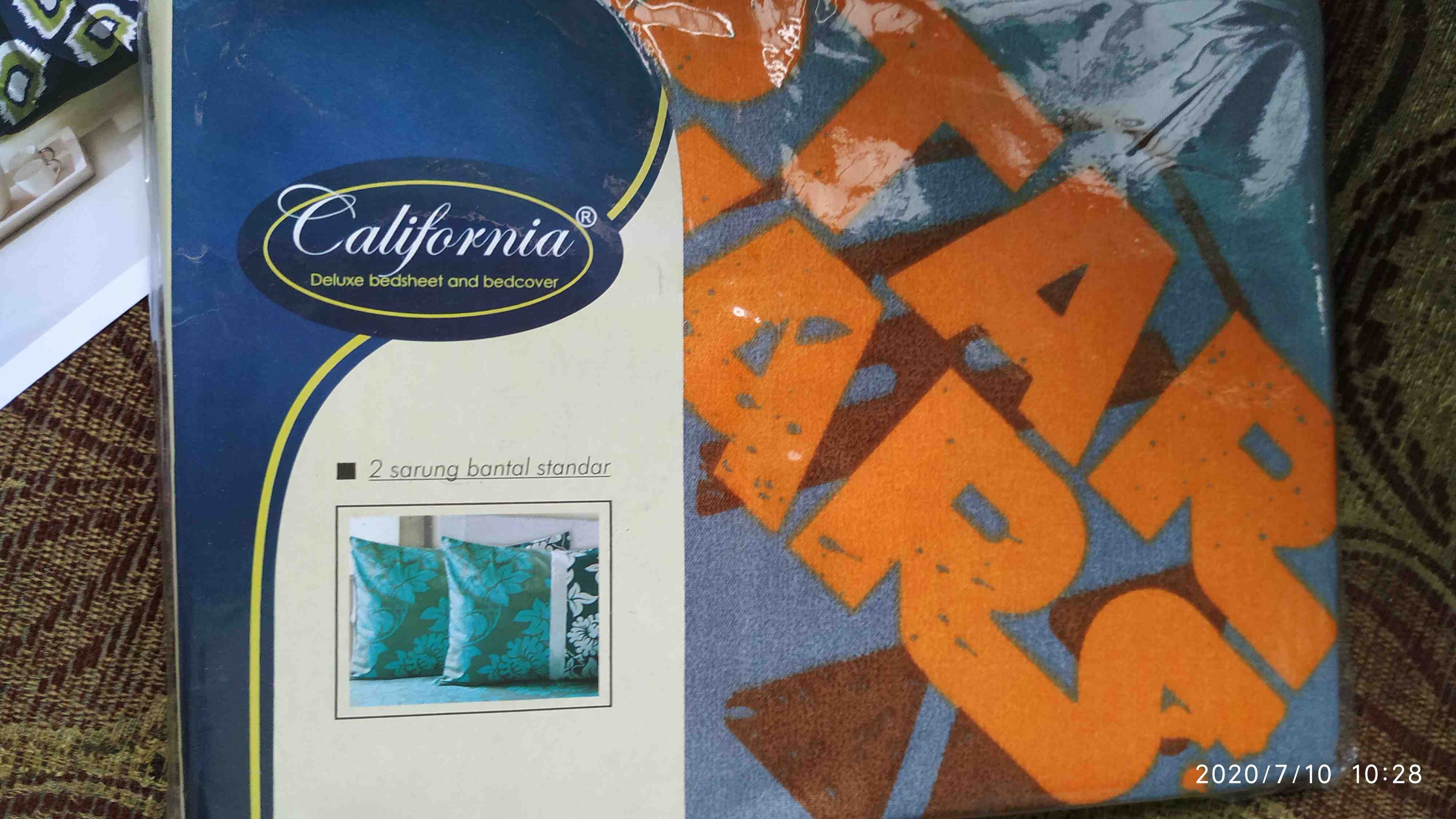 Sarung Bantal Guling California