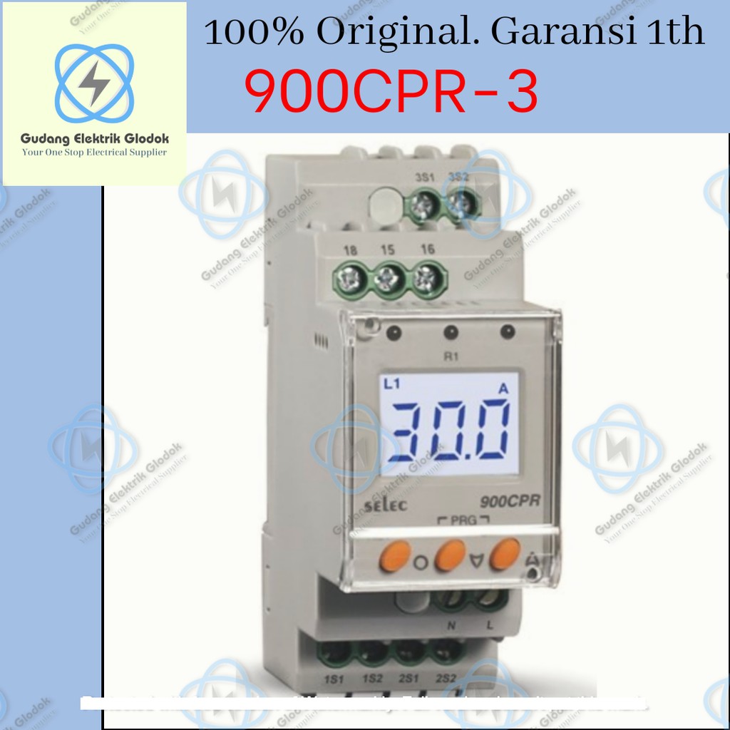 DIGITAL CURRENT PROTECTION RELAY - SELEC - 900CPR-3