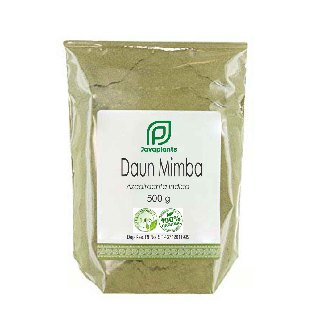 

BUBUK DAUN MIMBA 500 g Serbuk Mimbo 100% Asli Neem Powder Grade A Intaran Semambu Imbo