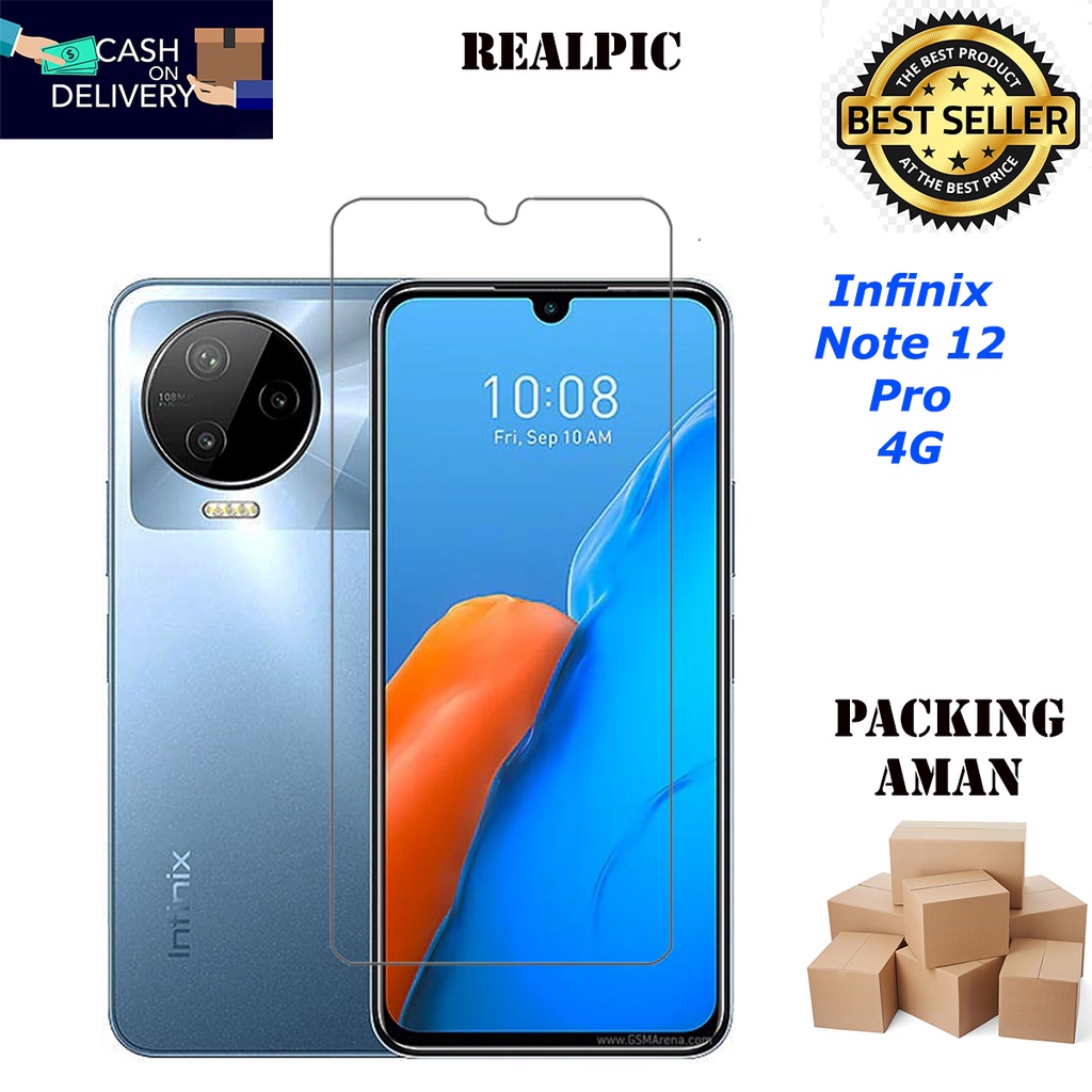 Tempered Glass Infinix Note 12 Pro 4G Screen Protector Anti Gores