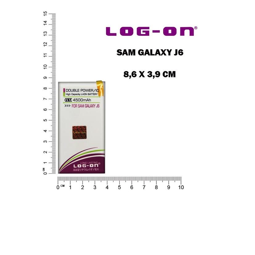 BATERAI SAMSUNG J6 J600 J610 J8 J810 BATRE DOUBLE POWER BATTERY LOG-ON