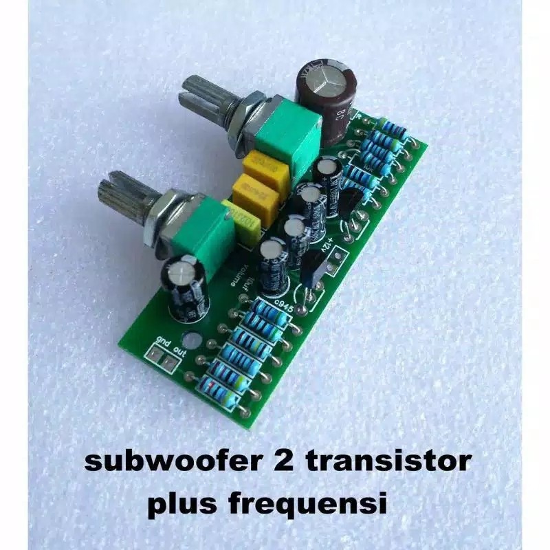 Modul Subwoofer 2 Transistor + Frequensi