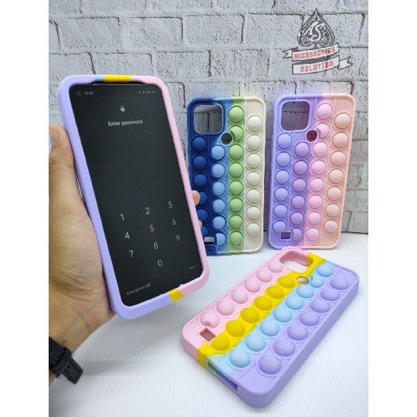 SILICONE CASE POP IT REDMI NOTE 8 PRO - CASE PENGHILANG STRESS PUSH IT