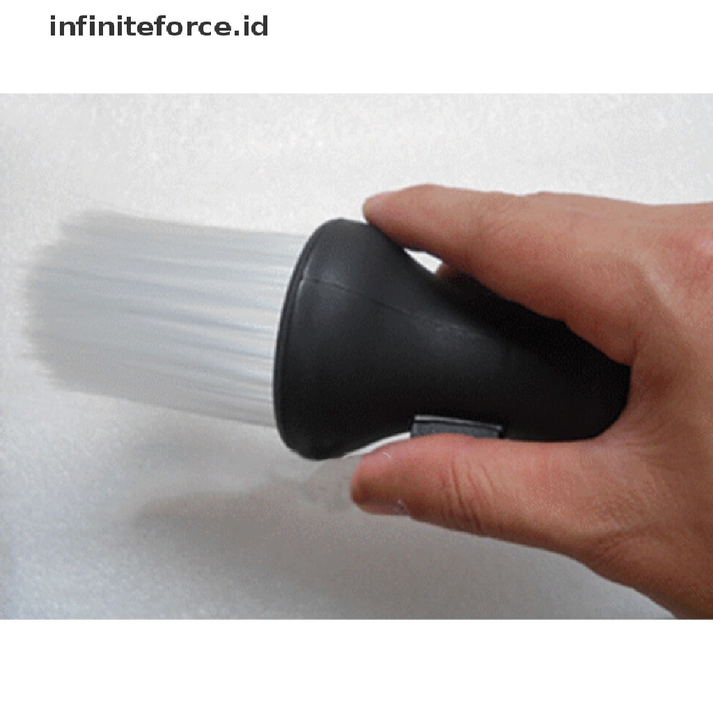 (Infiniteforce.Id) Sikat Pembersih Leher Warna Hitam Untuk Salon / Barber