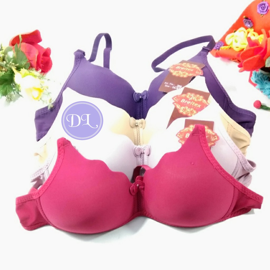 BH Bra Wanita Remaja Cup Kecil Busa Tipis Tanpa kawat