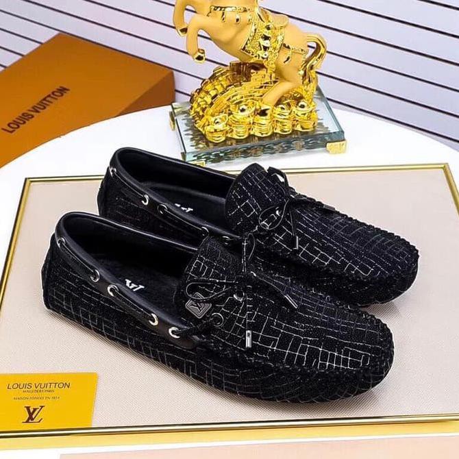 ☻ TRUSTED SELLER SEPATU SLIP ON PRIA☻ SEPATU PRIA / MIRROR QUALITY / IMPORT LV Z86 PROMO