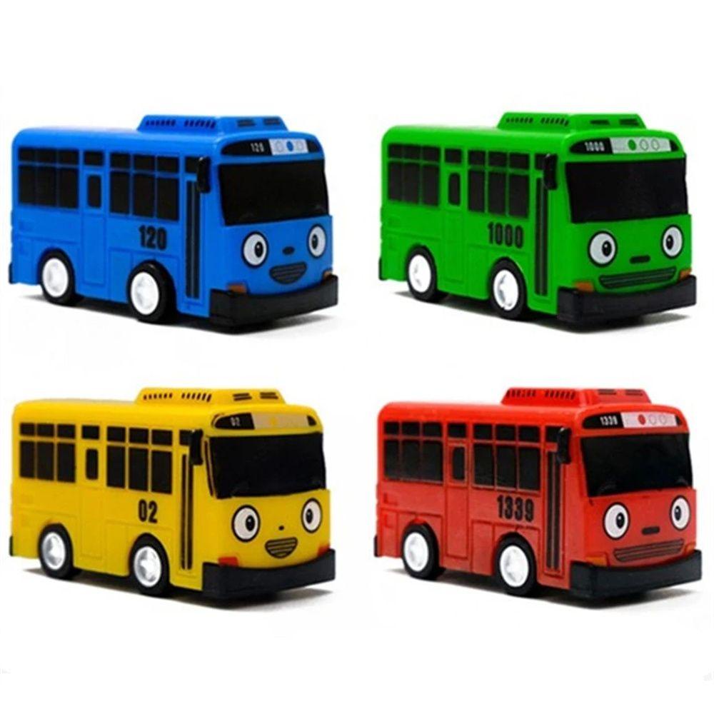 Mxbeauty Tayo The Little Bus 4roda Hadiah Untuk Anak Laki-Laki Set Kendaraan Mainan Balita Anak Edukasi Mainan Mobil Mainan