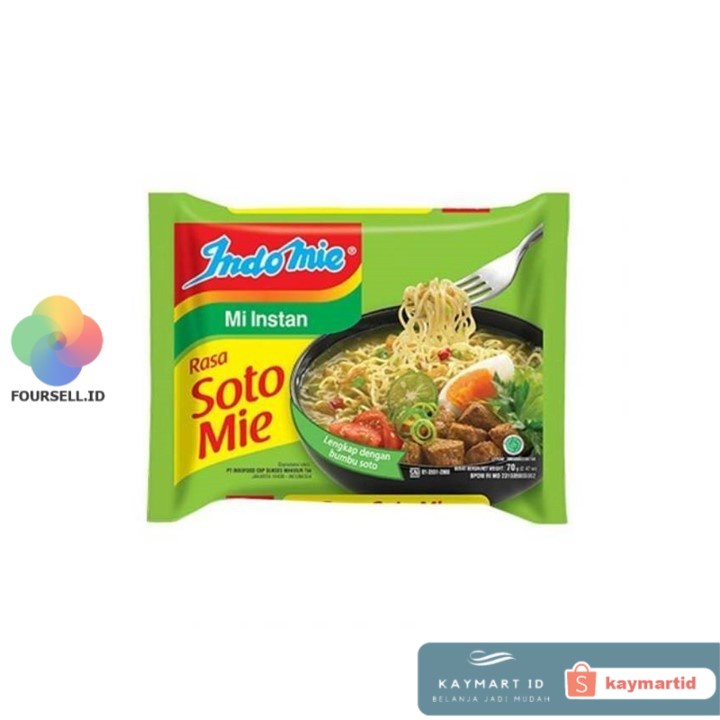 

Indofood - Indomie Soto Mie kuah rasa soto Mi instan Mi Indomie