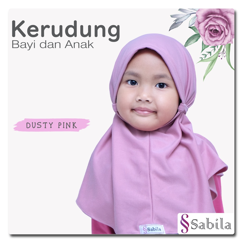 KANZATA-Jilbab Anak Perempuan Sekolah TK SD Bahan Kaos Premium Anti Gerah