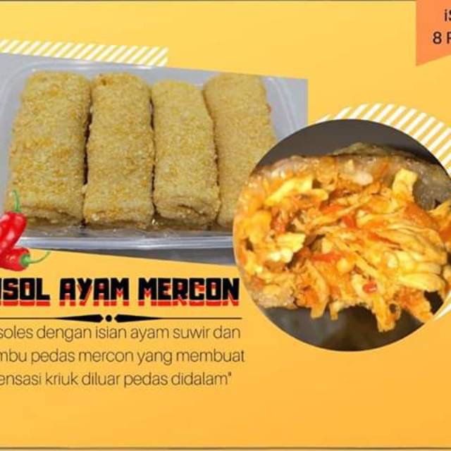 Risoles Ayam Mercon Frozen Isi 8 Shopee Indonesia