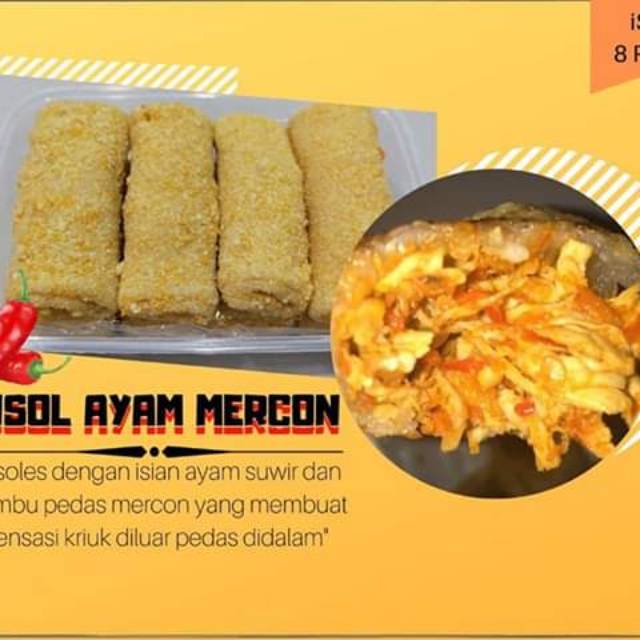 Risoles Ayam Mercon Frozen Isi 8 Shopee Indonesia