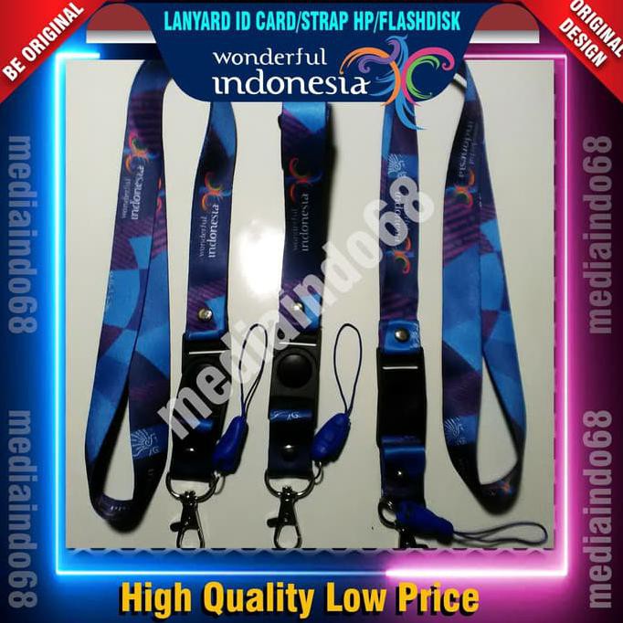 

READY STOCK Lanyard Tali Id Wonderful Indonesia AP165