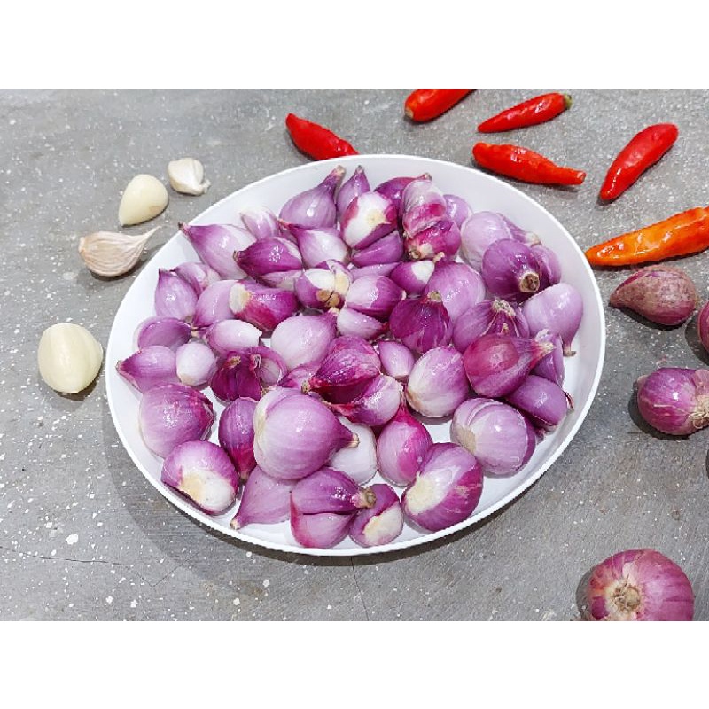 

Bawang Merah Bahenol Kupas Brambang kupas