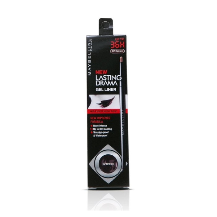 Best Seller Maybelline Eyeliner Gel Lasting Drama - Black