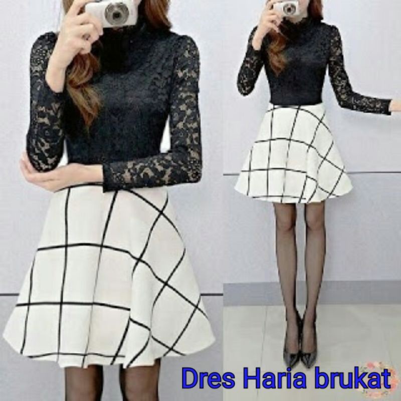 { THABI } HN DRES HARIA / DRESS BRUKAT / DREES BROKAT / DRES BRUKAT /DRES BROKAT / BAJU WANITA / DRE