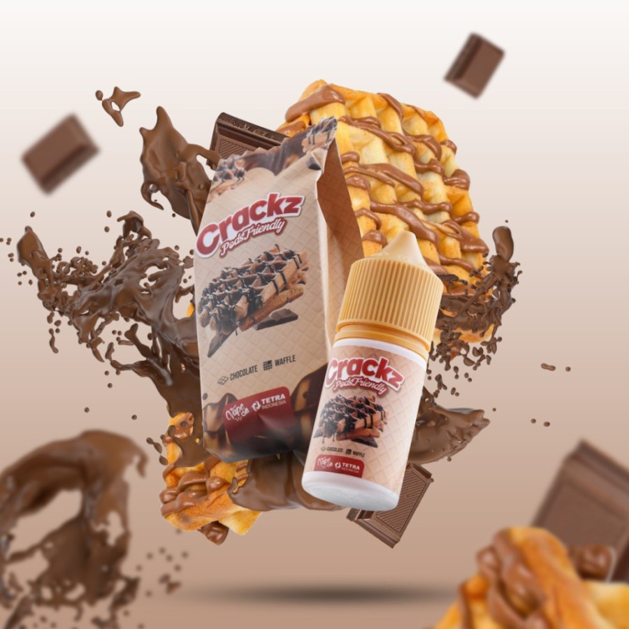 Crackz V4 Chocolate Waffle Pods Friendly 30ML by  by Tetra x Vape On