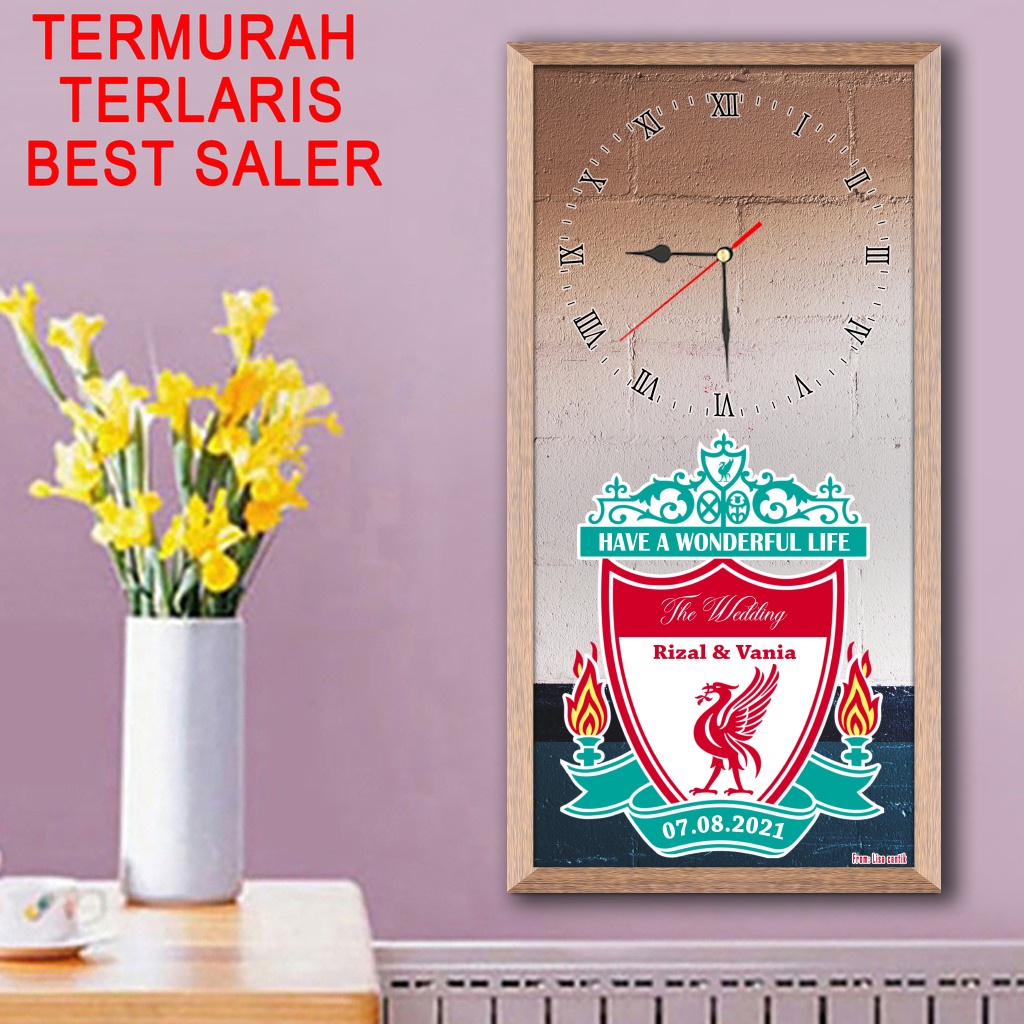 JAM DINDING CUSTOM UNIK KADO WEDDING ULANG TAHUN WISUDA GRADUATION KADO VALENTIN CETAK FOTO PRIBADI-5