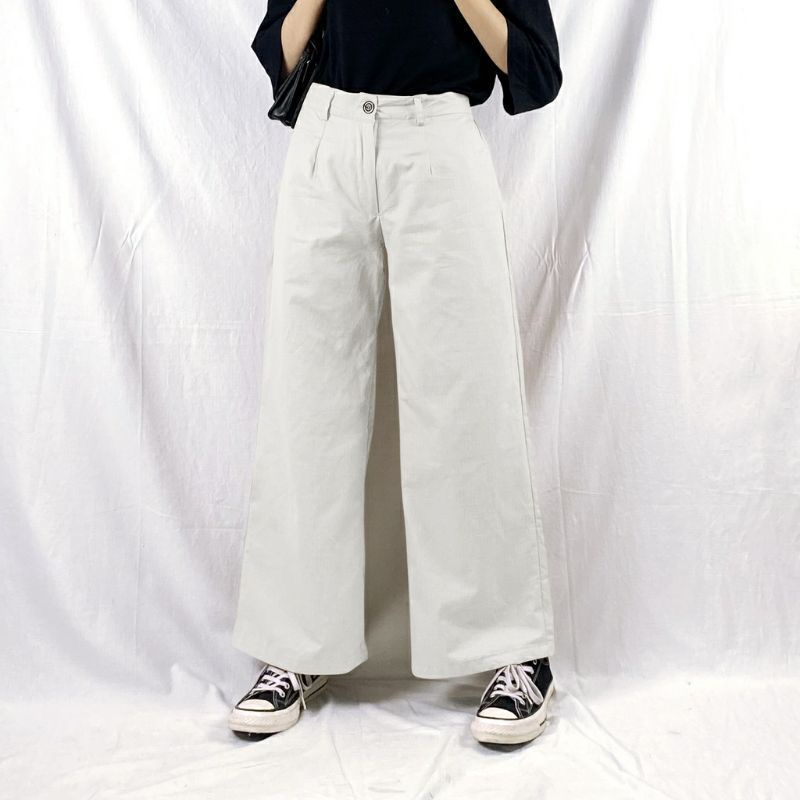 Celana Melva slit pants big size jumbo (L4-L7)